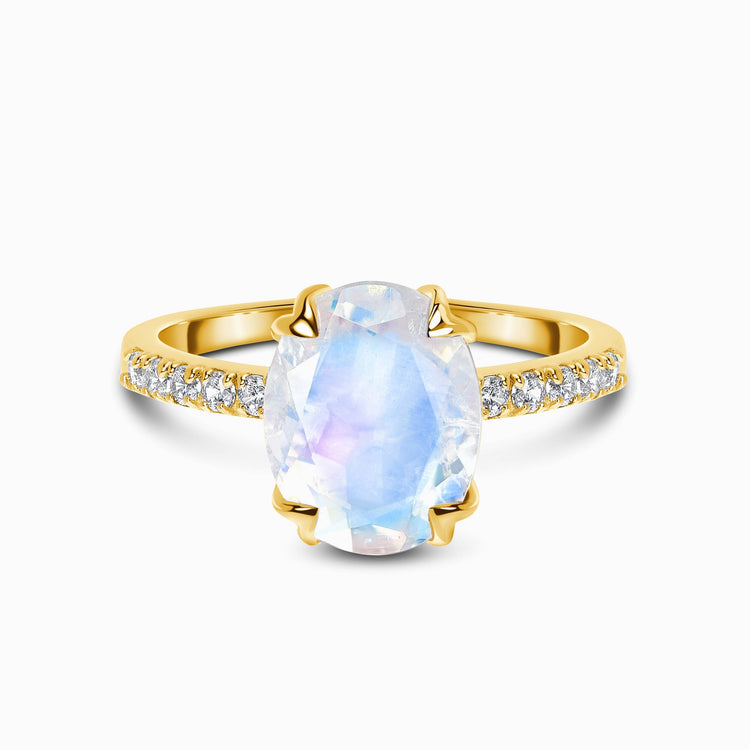 Moonstone Ring - Brocaded