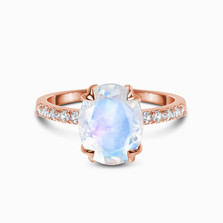 Moonstone Ring - Brocaded