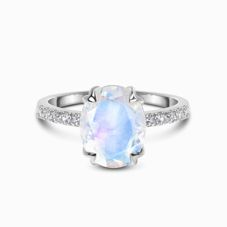 Moonstone Ring - Brocaded