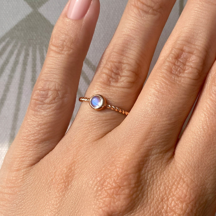 Moonstone Ring - Eye
