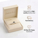 Obsidian Ring - Pearl Cut