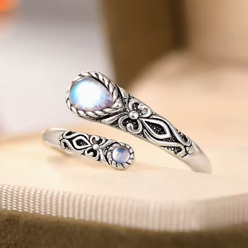 Moonstone Ring - Delicate