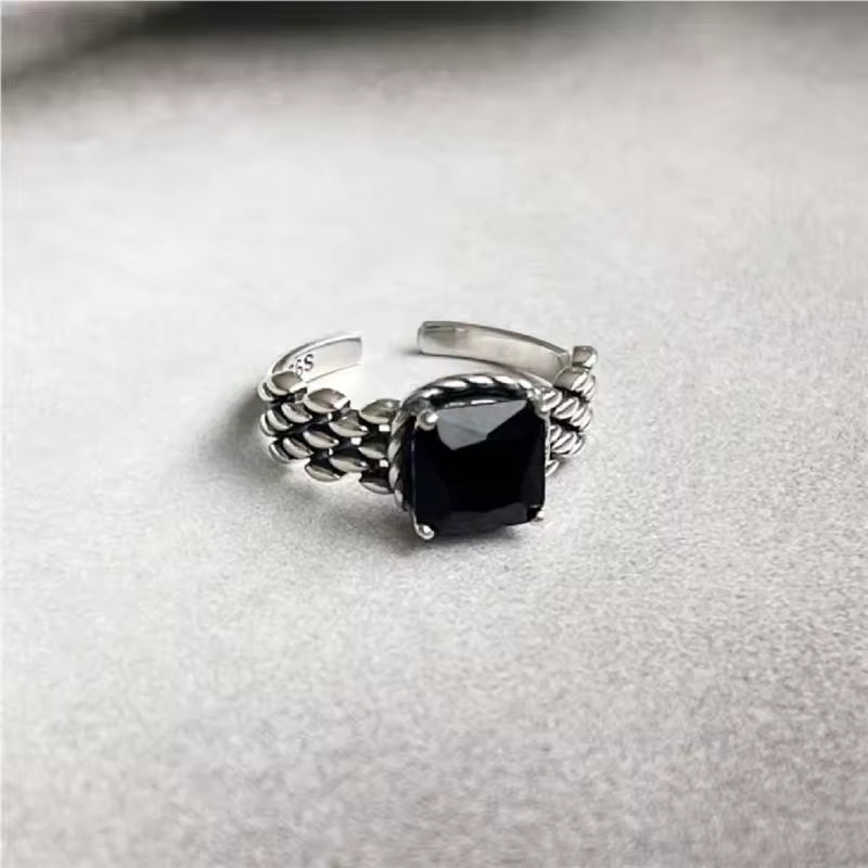 Obsidian Ring - Vintage