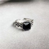 Obsidian Ring - Vintage