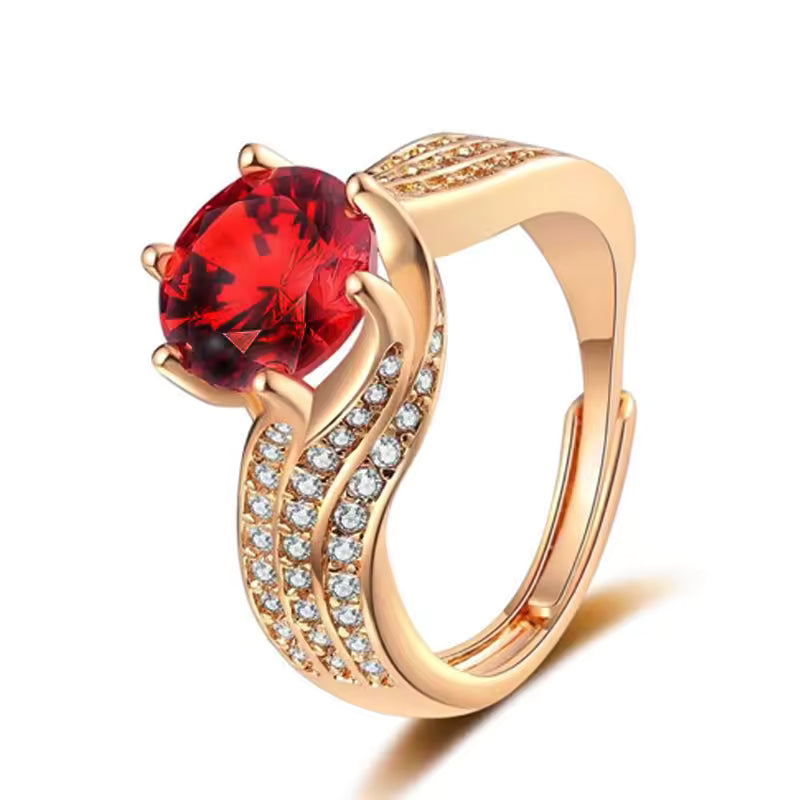 Ruby Ring - Golden Princess