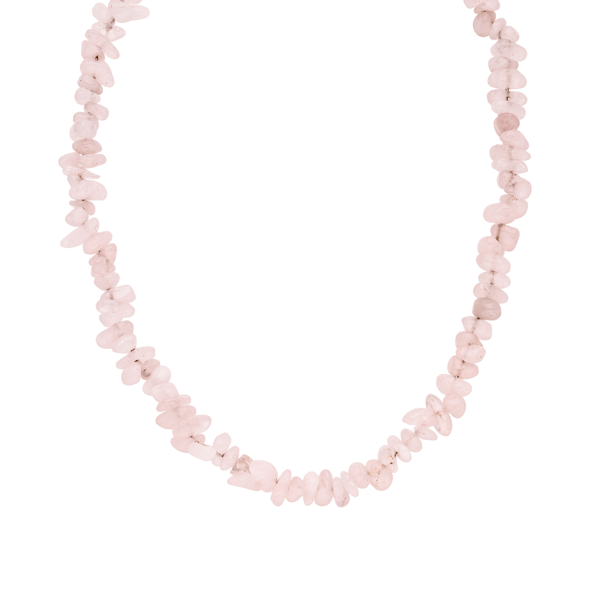 Rose Quartz Necklace - Natural Stones