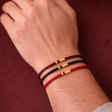 Tibetan Luck Bracelet with Small Copper Beads