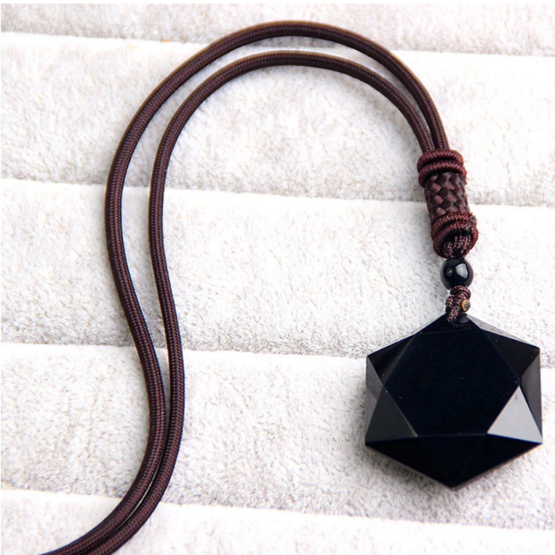 Obsidian Necklace - Protection Talisman