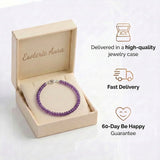 Amethyst Bracelet - Faceted Beads