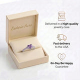 Amethyst Ring - Heart