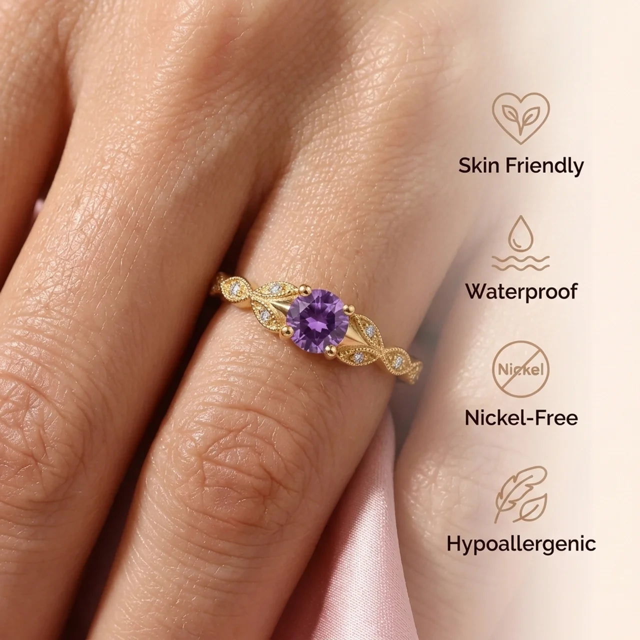 Amethyst Ring - Temperament