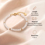 Moonstone Pearl Bracelet