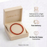 Carnelian Bracelet - Pearls