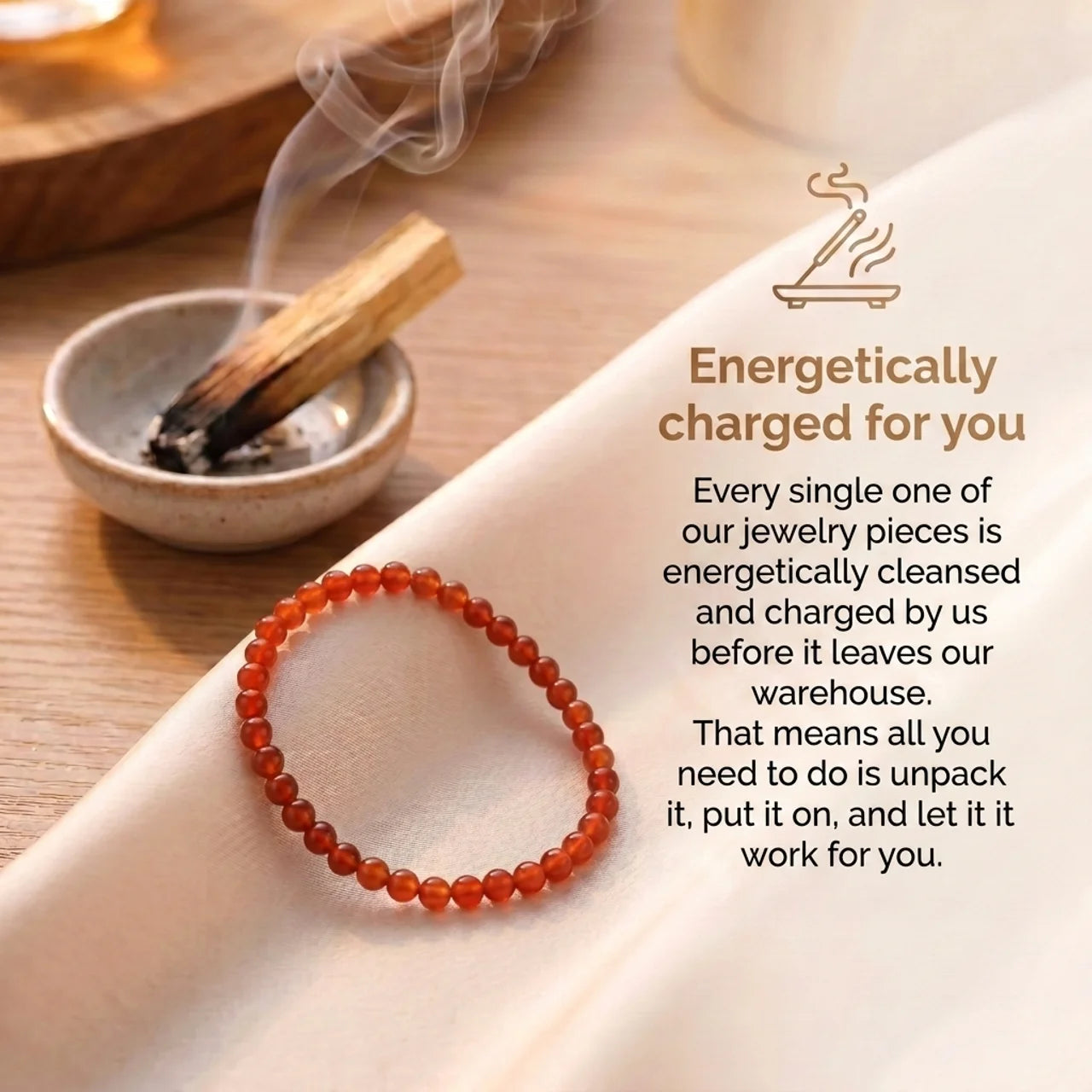 Carnelian Bracelet - Pearls
