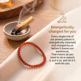 Carnelian Bracelet - Pearls
