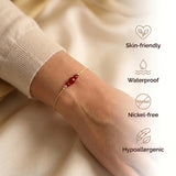 Carnelian Bracelet - Natural Cord