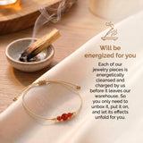 Carnelian Bracelet - Natural Cord