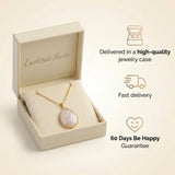 Clear Quartz Necklace - Medallion