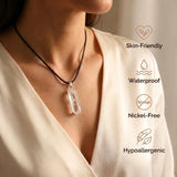 Clear Quartz Necklace - Natural Clear Stone
