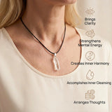 Clear Quartz Necklace - Natural Clear Stone