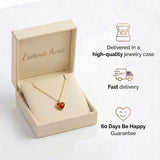 Carnelian Necklace - Heart Shape
