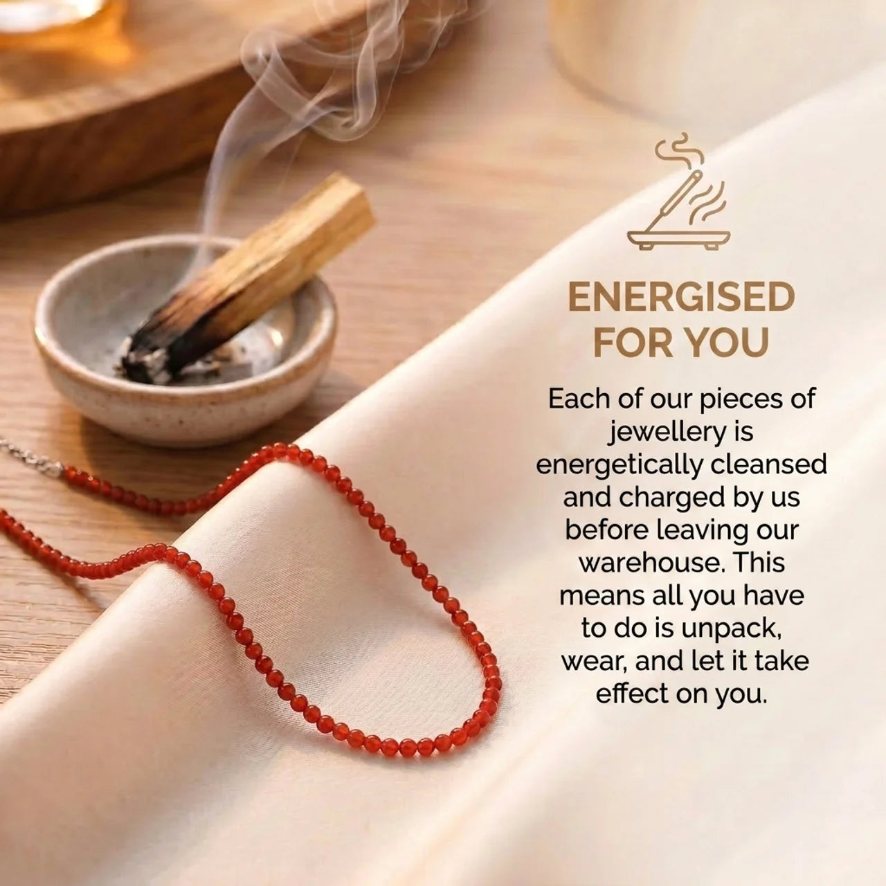 Carnelian Pearl Necklace