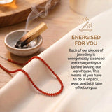 Carnelian Pearl Necklace