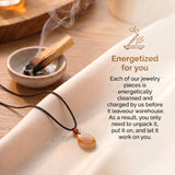 Carnelian Necklace - Teardrop