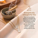 Clear Quartz Necklace - Unprocessed