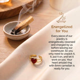 Carnelian Ring - Heart Shape