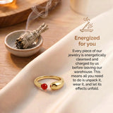 Carnelian Ring - Cluster