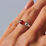 Carnelian Ring - Cluster