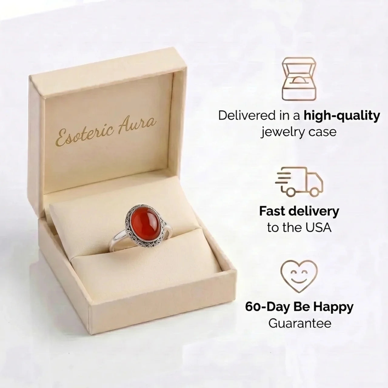 Carnelian Ring - Lady