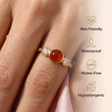 Carnelian Ring - Retro
