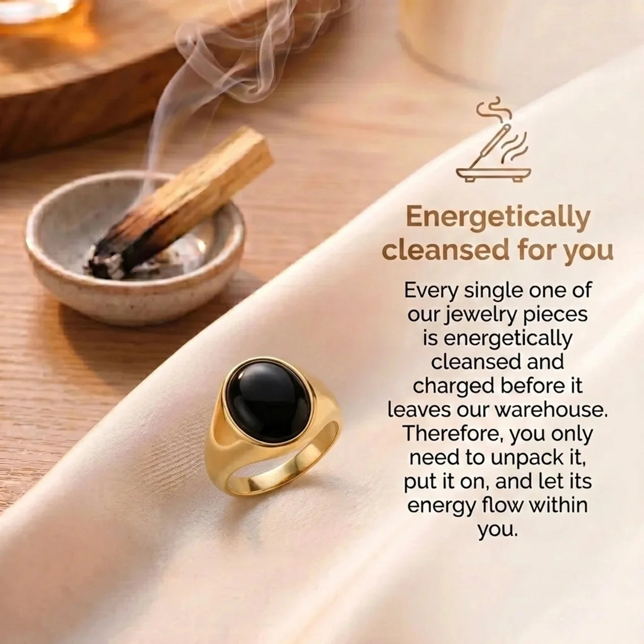 Obsidian Ring - Eye