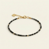 Obsidian Bracelet - Snowflake Obsidian