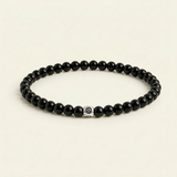 Obsidian Bracelet - Pearls