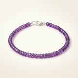 Amethyst Bracelet - Faceted Beads