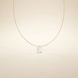 Moonstone Necklace - Delicate Natural Pendant