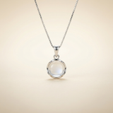 Moonstone Necklace - Medallion