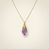 Amethyst Necklace - Elegant Pendant