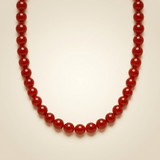 Carnelian Pearl Necklace