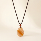 Carnelian Necklace - Teardrop