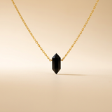 Obsidian Necklace - Hexagon Pendant