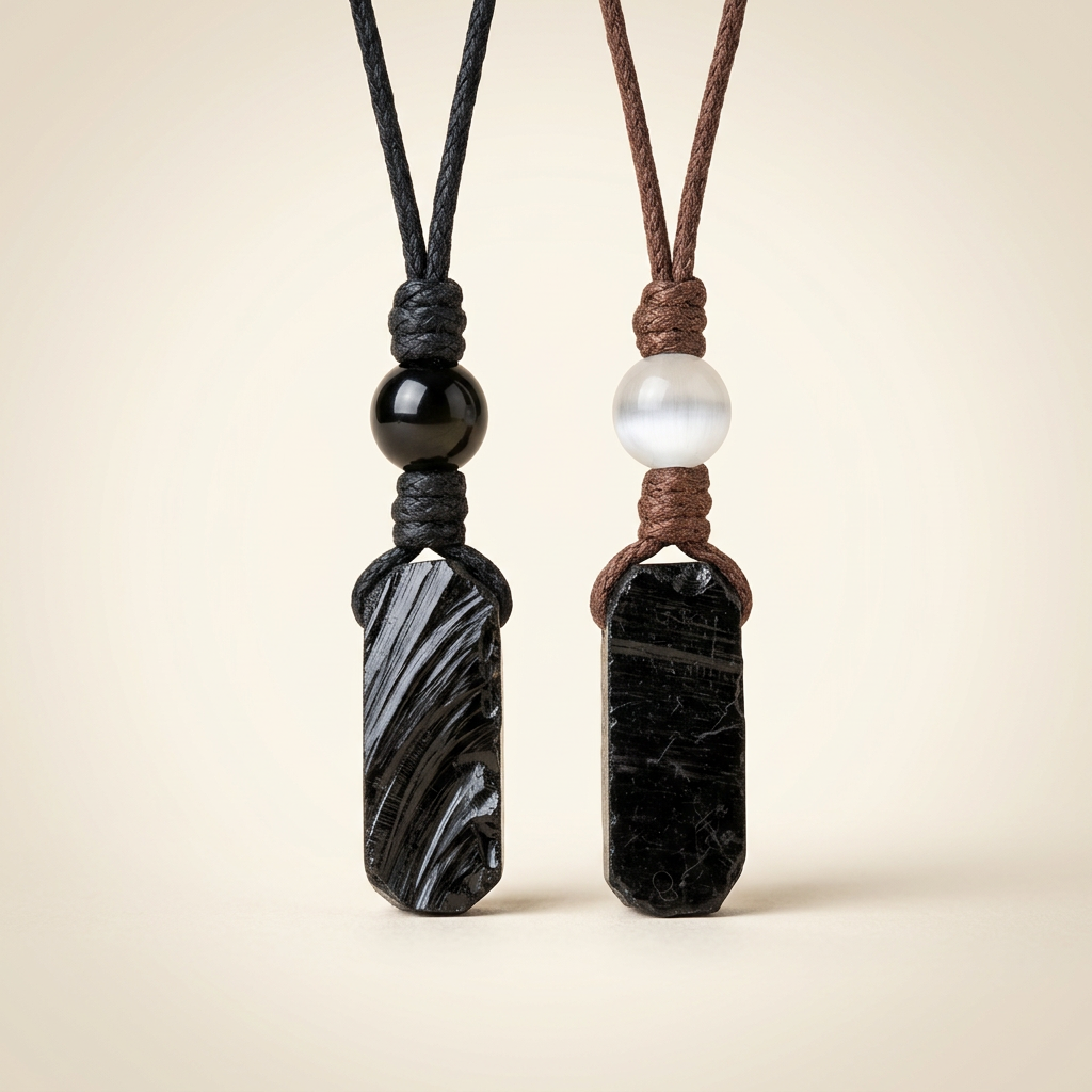 Obsidian Necklace- Nature