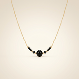 Tourmaline Necklace - Delicate Pearls
