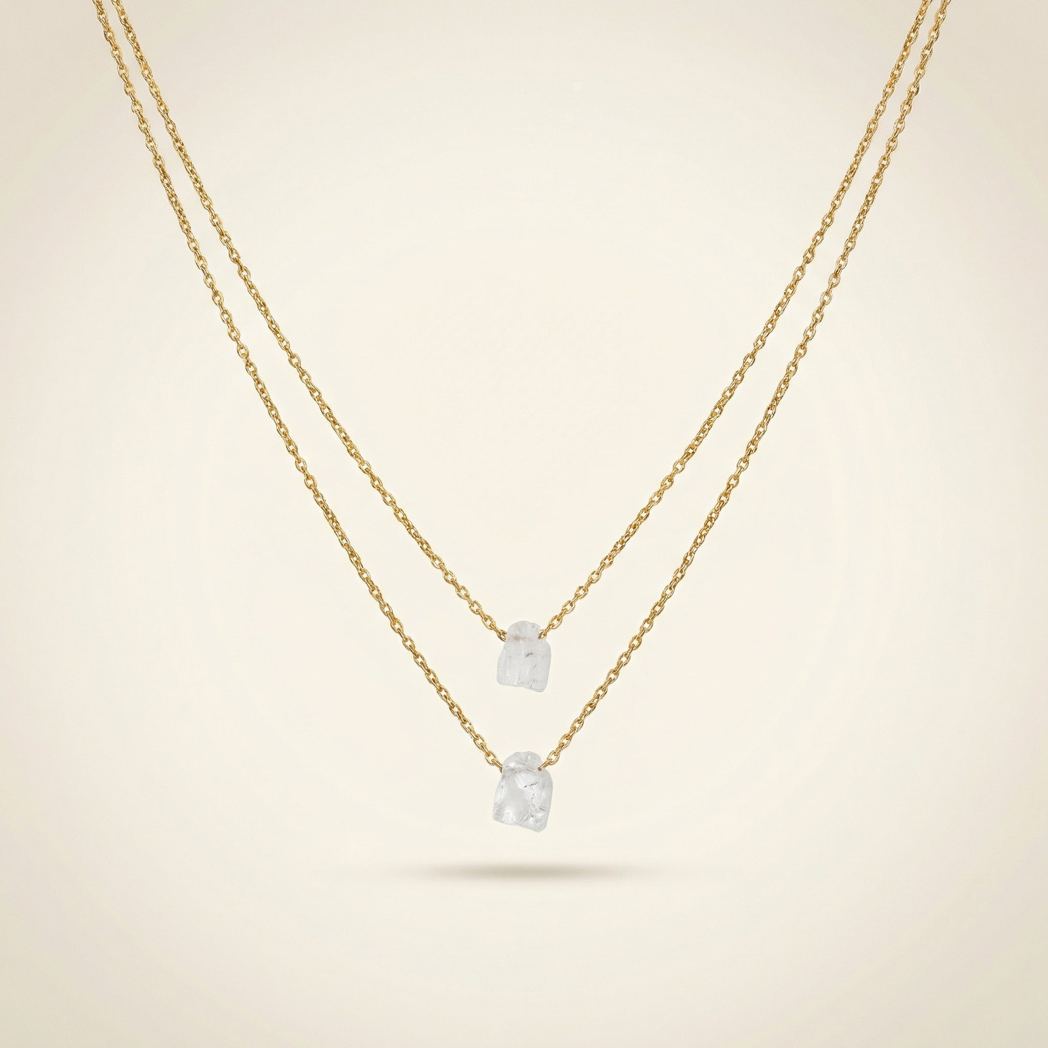 Clear Quartz Necklace - Unprocessed