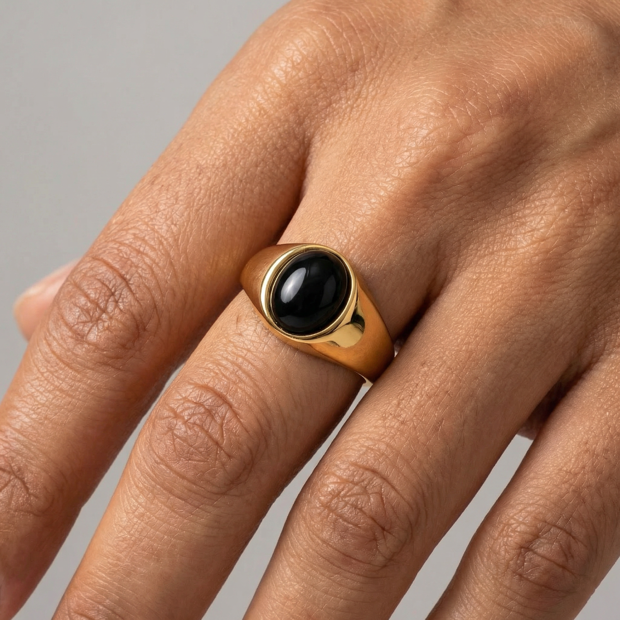 Obsidian Ring - Eye