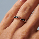 Obsidian Ring - Adjustable