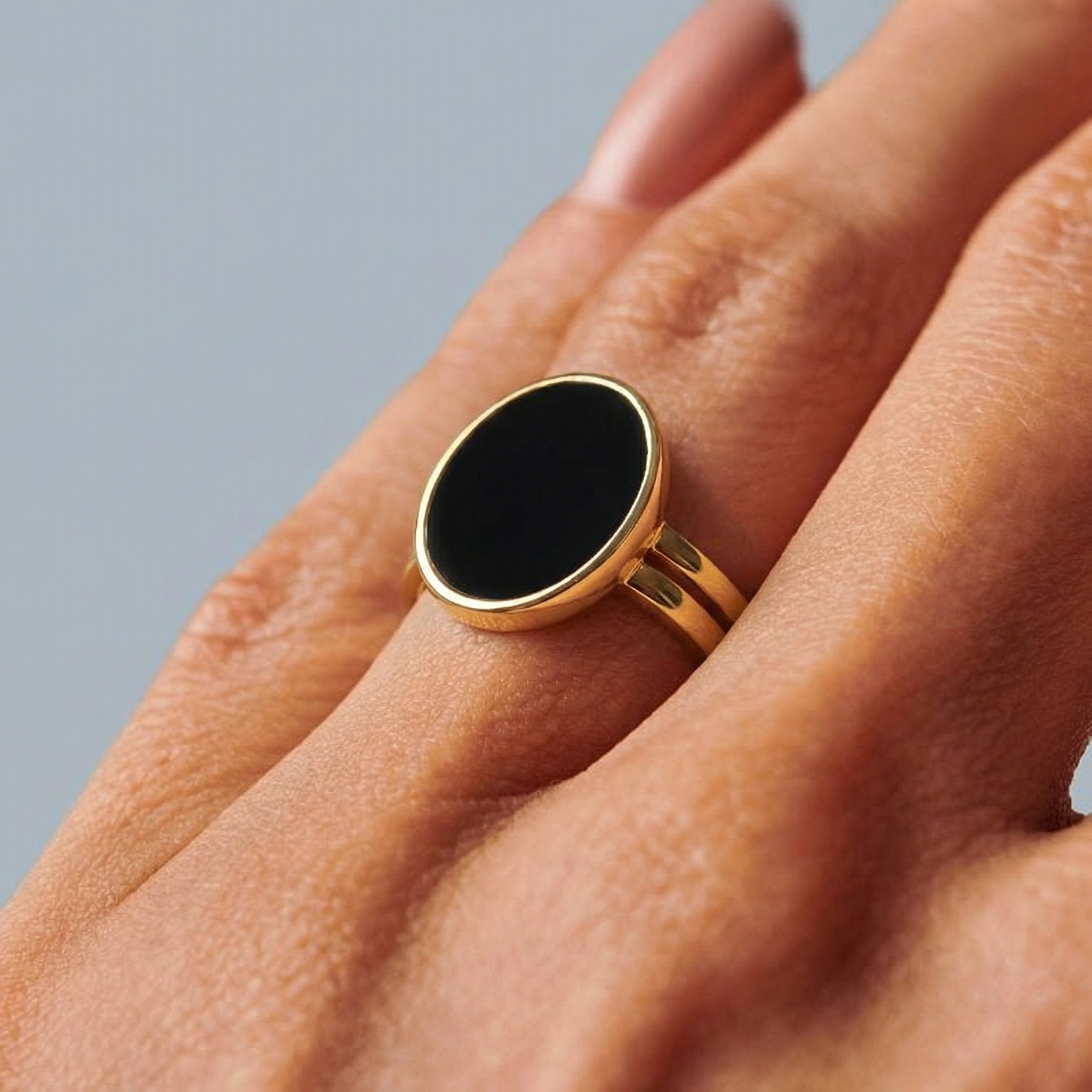 Obsidian Ring - Lunar